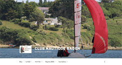 Desktop Screenshot of club-nautique-baden.fr